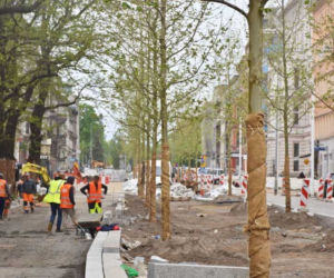 Przebudowa alei Wojska Polskiego - maj 2022