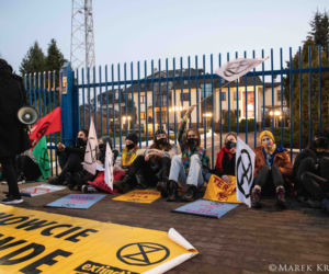Protest Extinction Rebellion Toruń pod Radiem Maryja! Zacznijcie mówić prawdę