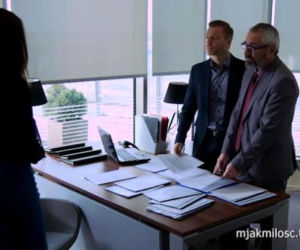 M jak miłość. Karolina Kubiak (Iga Górecka), Adam Werner (Jacek Kopczyński), Andrzej Budzyński (Krystian Wieczorek)