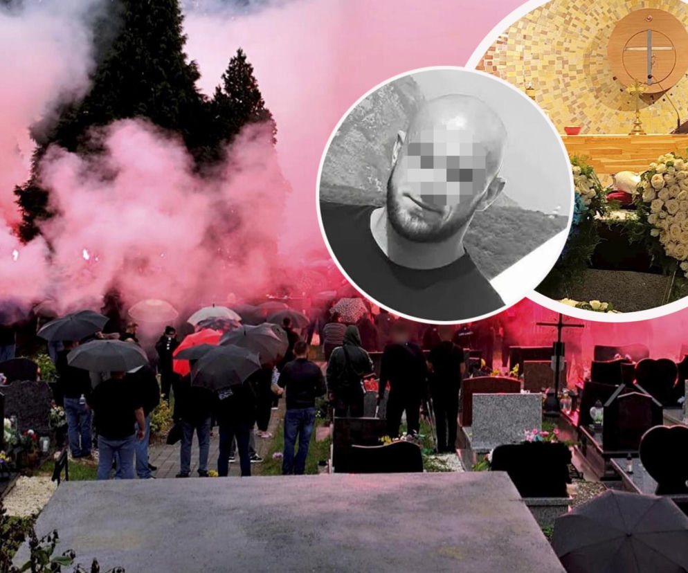 Tłumy na pogrzebie „Yankesa” w Krakowie. Tak żegnali kibica Hutnika