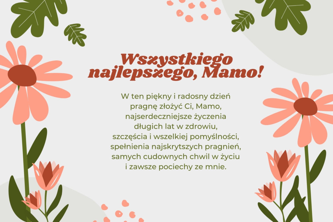 Wszystkiego najlepszego z okazji Dnia Matki 2022!