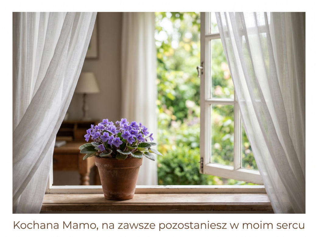 Kartka z życzeniami na Dzień Mamy