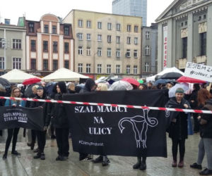 Czarny protest w Katowicach