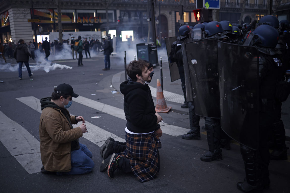 Protest we Francji