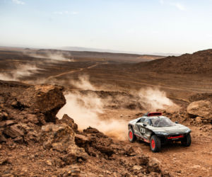 Audi RS Q e-tron testowane w Maroku