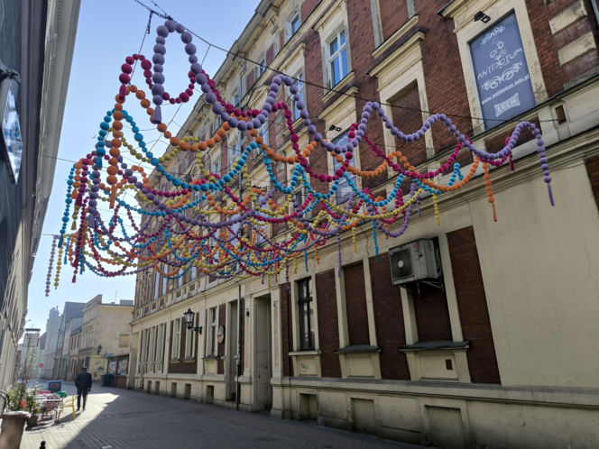 Ozdoby w centrum Leszna