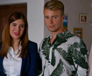 Barwy szczęścia, odcinek 2182. Agata (Natalia Zambrzycka), Patryk (Konrad Skolimowski)