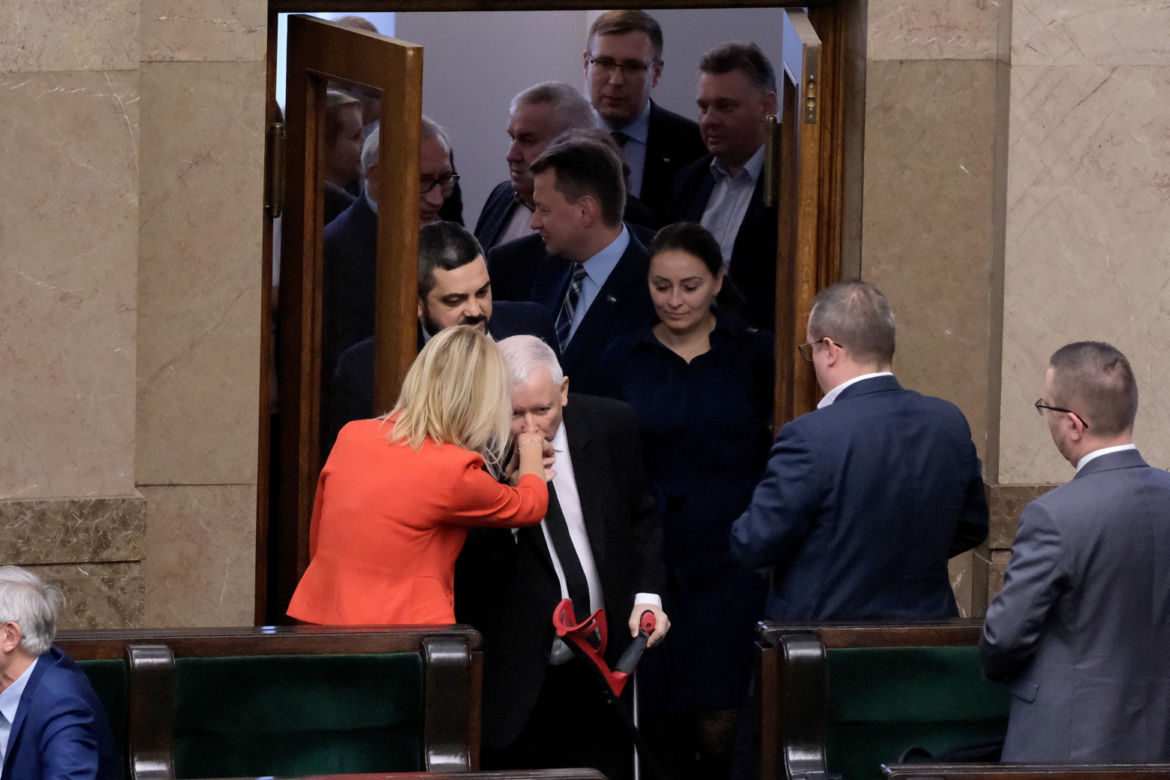Jarosław Kaczyński po ciężkiej operacji kolana