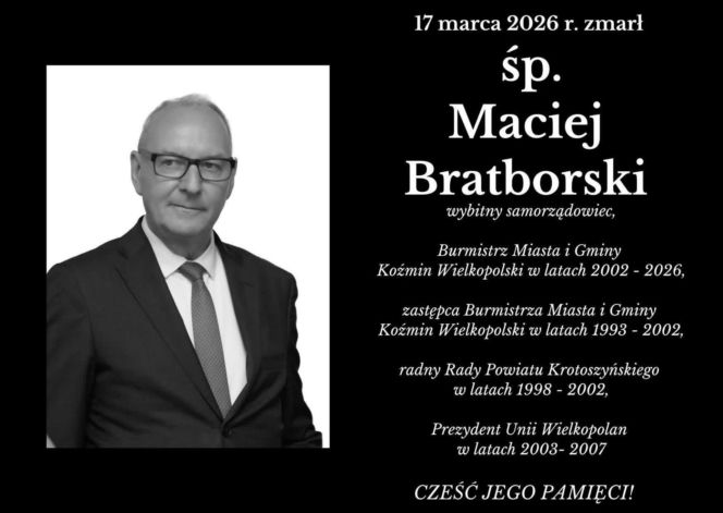 Pogrzeb burmistrza Koźmina Wielkopolskiego