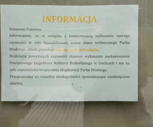 Opuszczony park wodny w Wysowej Zdrój