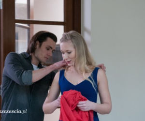 Barwy szczęścia odc. 1302. Bartek (Bartosz Gelner), służąca Mirka (Magdalena Kaczmarek)