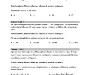 Egzamin ośmoklasisty 2022 - matematyka. Arkusz, zadania