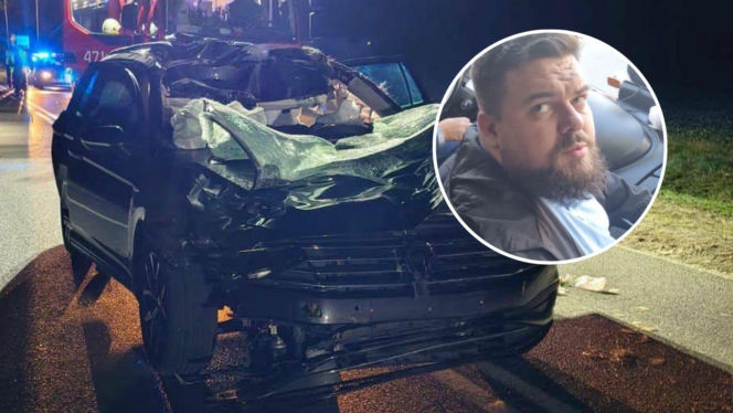 Dramatyczny wypadek znanego księdza. Zderzył się z łosiem, walczy o życie!