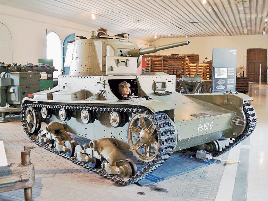 Czołg lekki Vickers, zdjęcie z muzeum