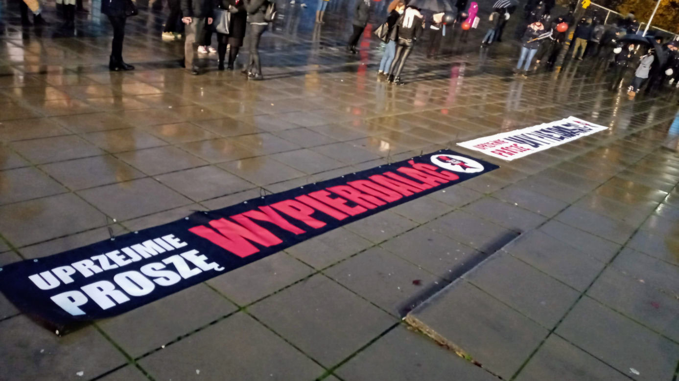 Protest kobiet w Szczecinie - 30.10.2020
