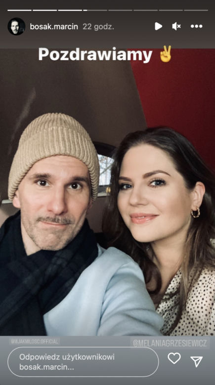 M jak miłość. Kamil (Marcin Bosak), Anita (Melania Grzesiewicz)