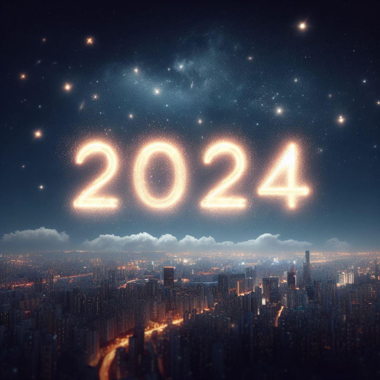 Kartki noworoczne na 2024 r.