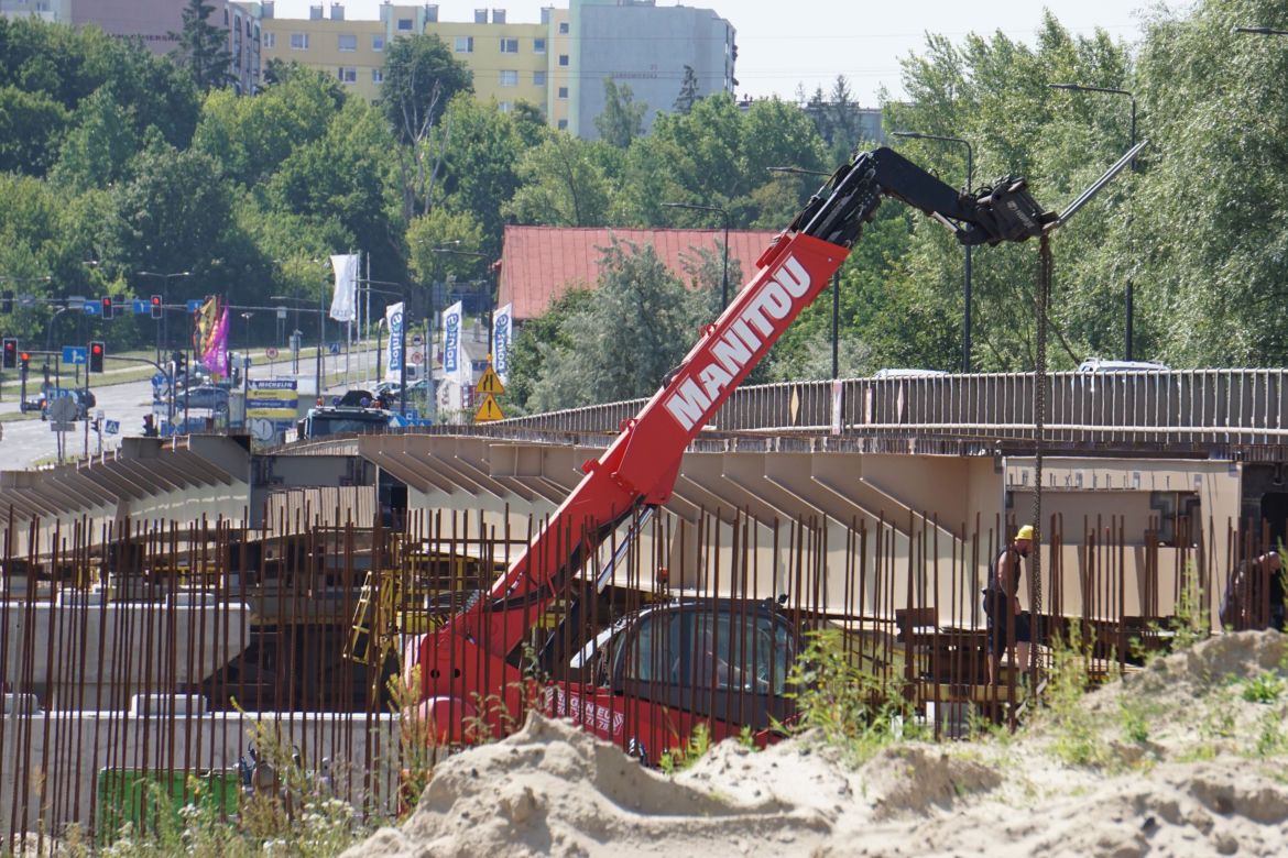 Trwa budowa nowych mostów Kazimierza Wielkiego w Bydgoszczy [ZDJĘCIA]