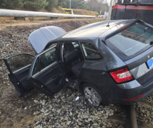 Polkowice. Wypadek na przejeździe kolejowym