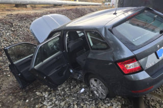 Polkowice. Wypadek na przejeździe kolejowym