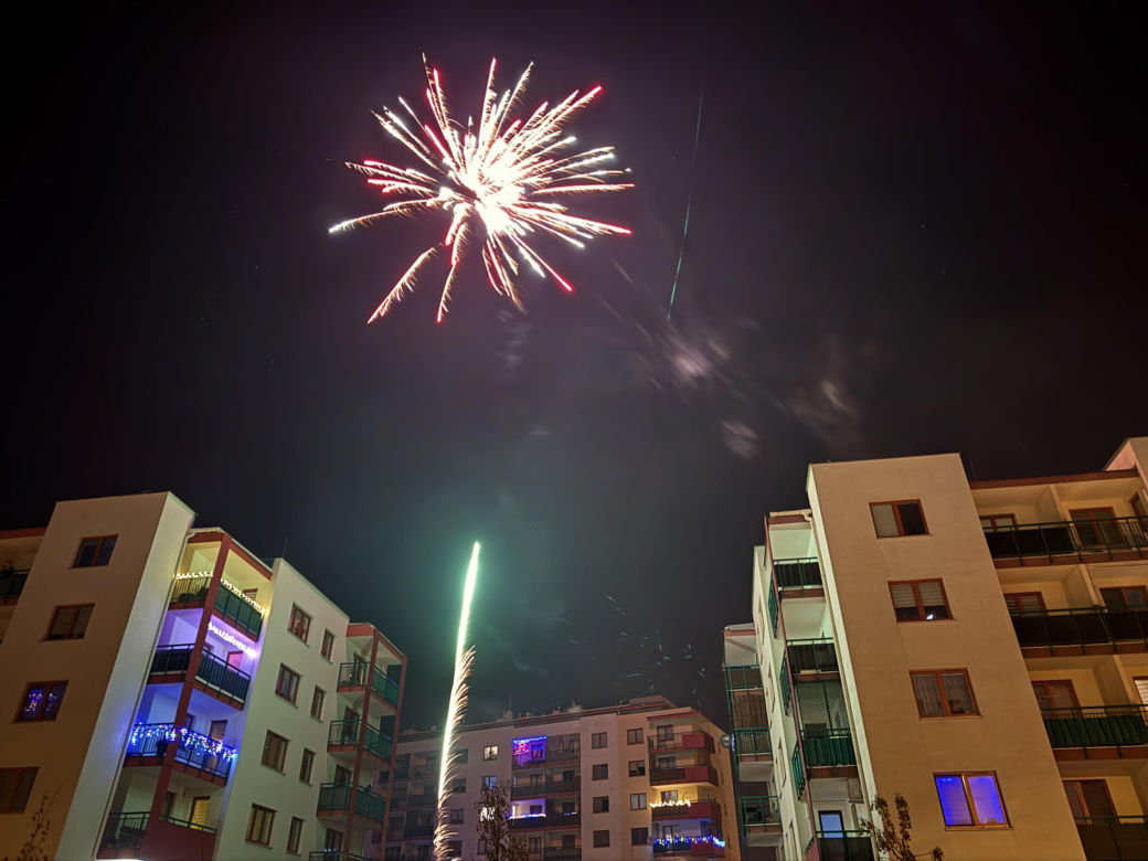 Fajerwerki nad miastem. Tak Lublin świętuje początek 2025 roku!