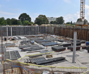 Budowa Fabryki Wody - sierpień 2020