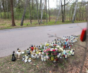 Konferencja prasowa prokuratury ws. wypadku, w którym dzień wcześniej zginął poseł Lewicy Łukasz Litewka