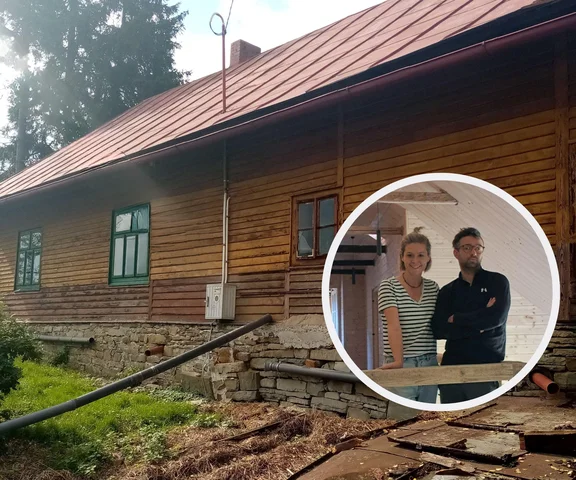 Stara łemkowska chyża stała się ich domem. Remont w Hańczowej