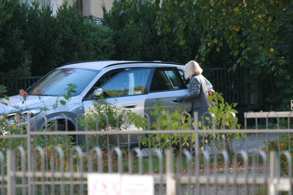 Małgorzata Tusk w wypożyczonym BMW.