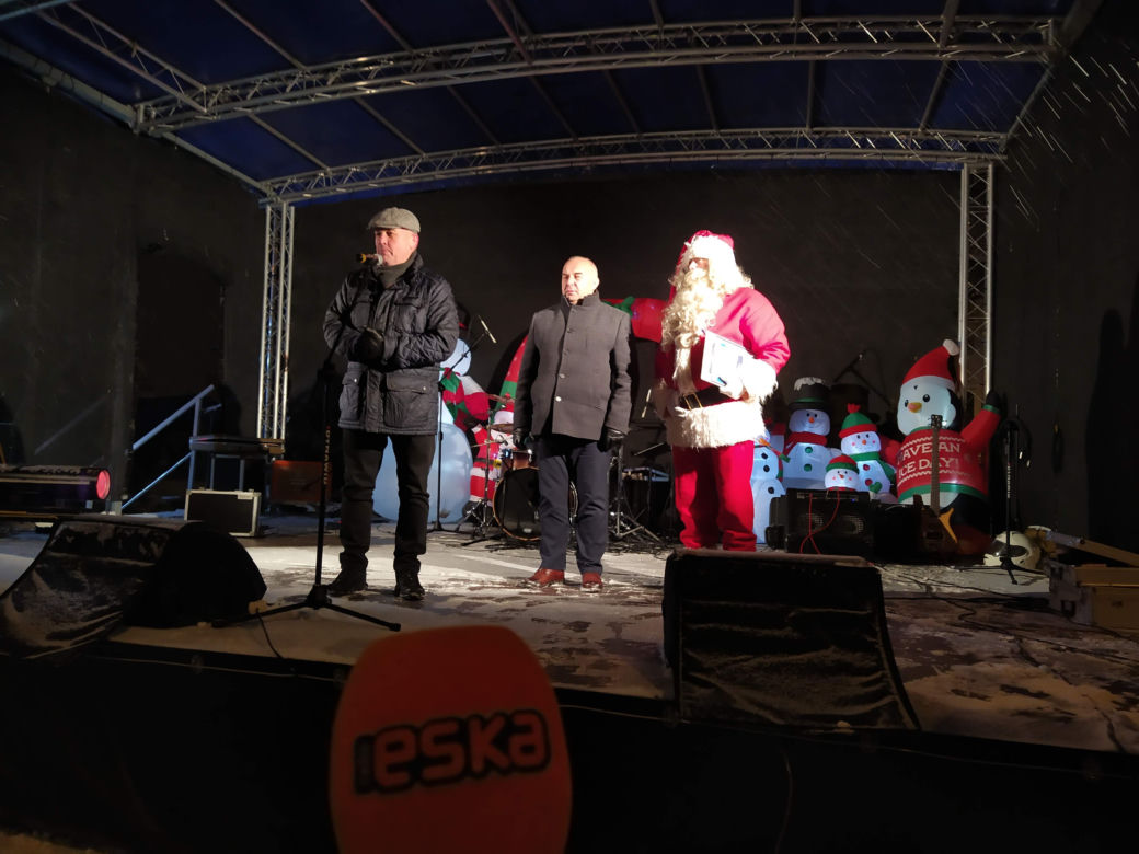 Siedlecka MotoWigilia 2022 przy placu gen. Sikorskiego w Siedlcach