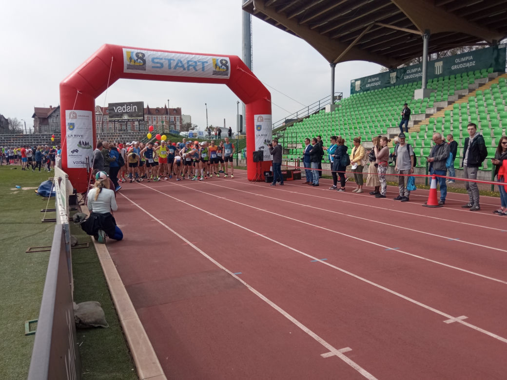 Półmaraton śladami Bronka Malinowskiego Grudziądz - Rulewo