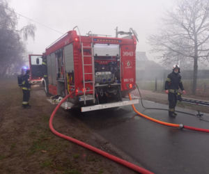 Pożar w Gostkowie koło Torunia. 12 zastępów straży w akcji