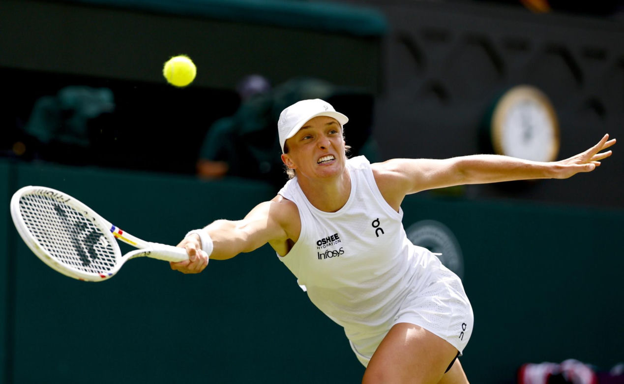 Rodzina Igi Świątek na Wimbledonie
