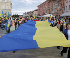 Ogromna manifestacja wdzięczności Ukraińców. „Przyjaciele, dziękujemy”