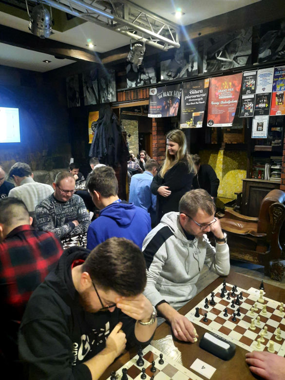 Szachiści w toruńskim Hard Rock Pubie Pamela to już tradycja