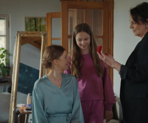 M jak miłość odc. 1946. Marysia (Małgorzata Pieńkowska), Natalka (Dominika Suchecka), Hania (Wiktoria Basik)