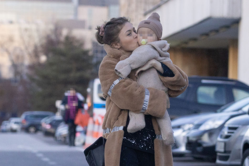Joanna Opozda z dzieckiem w szpitalu 