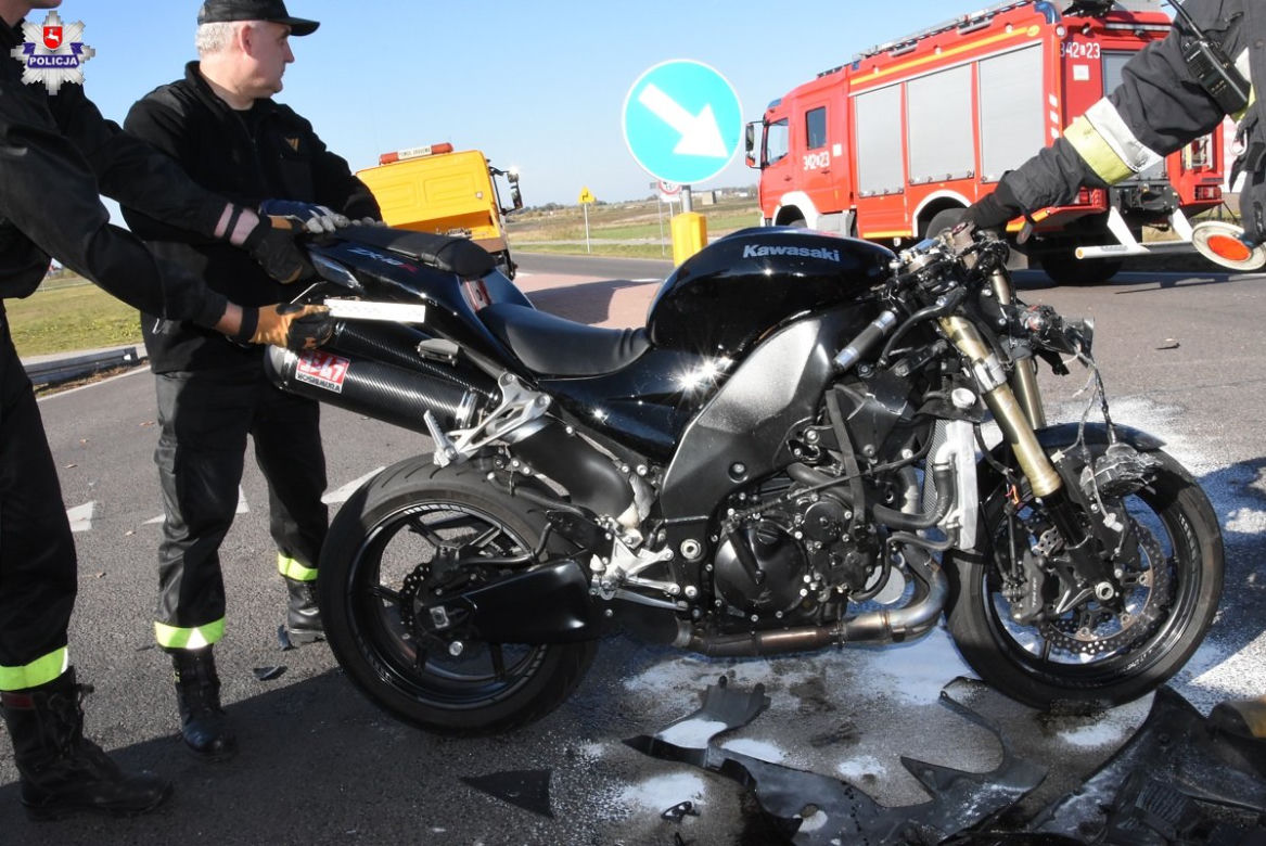 Śmiertelny wypadek pod Białą Podlaską. Motocyklista uderzył w BMW