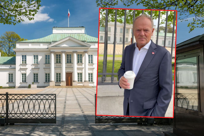 Tusk pod Belwederem zwrócił się do Nawrockiego. „To co, robimy?”