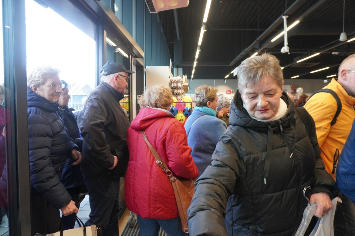 Tłumy na otwarciu Woolworth w Katowicach