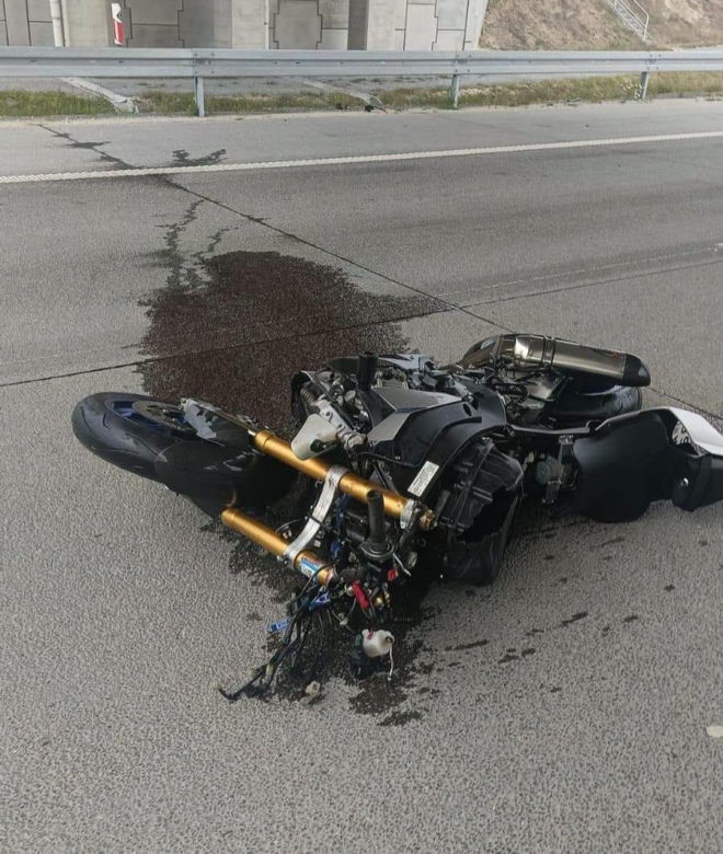 Tragiczny wypadek na autostradzie A2 na wysokości Łukowiska. 31-letni kierowca motocykla zderzył się z TIR-em