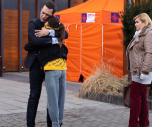 Na dobre i na złe odc. 810. Matylda (Amelia Czaja), Andrzej Falkowicz (Michał Żebrowski), Alina (Katarzyna Skrzynecka)