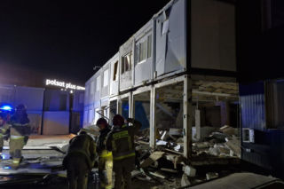 Na miejscu pracowało 7 zastępów straży pożarnej w tym Specjalistyczna Grupa Poszukiwawczo-Ratownicza Gdańsk