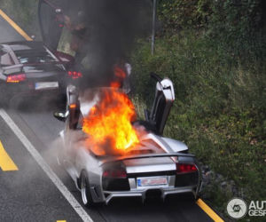 Płonące supersamochody / Lamborghini Murcielago