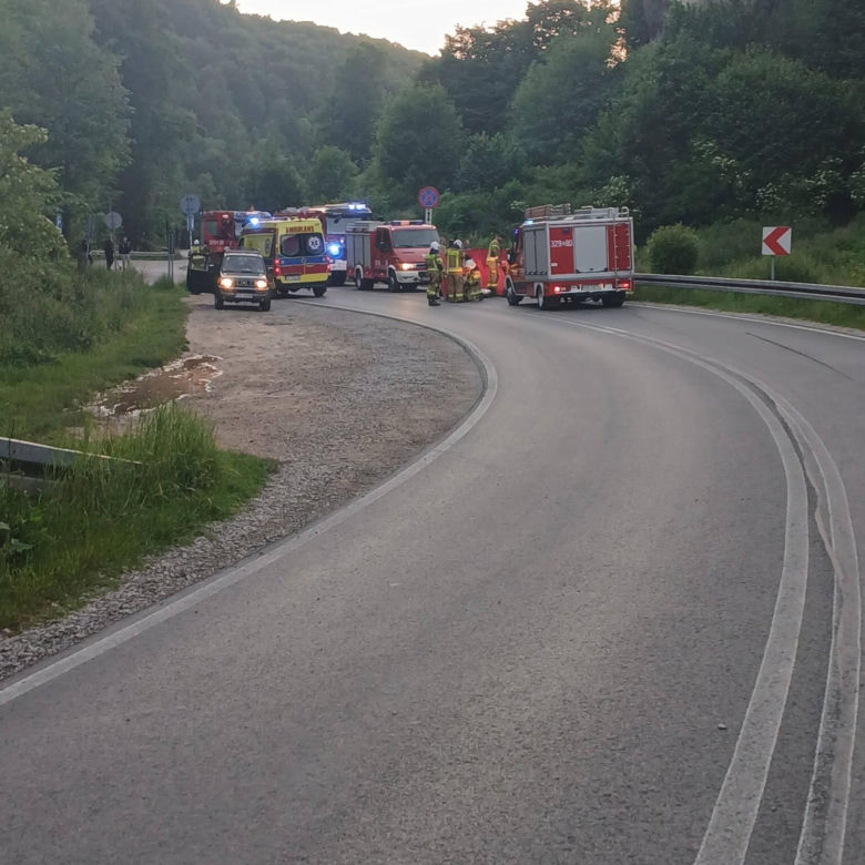 Wypadek śmiertelny pod Maczugą Herkulesa. Nie żyje motocyklista