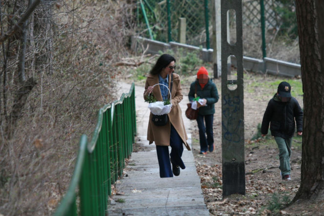 Marta Kaczyńska ze święconką