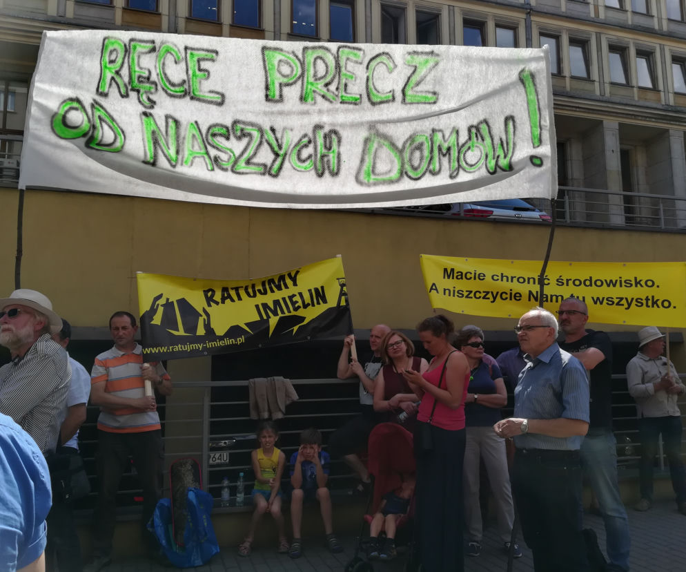 Mieszańcy Imielina protestują! Nie chcą wydobycia pod miastem!