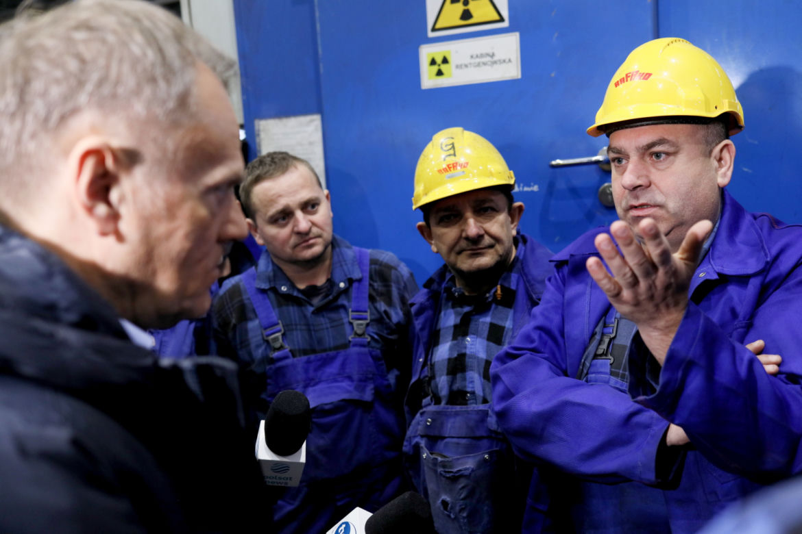 Donald Tusk w Rafako w Raciborzu