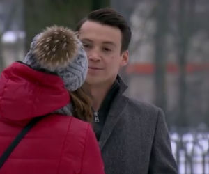 Pierwsza miłość. Luiza (Klaudia Halejcio), Natan (Krzysztof Kwiatkowski)