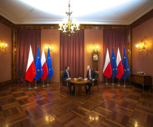  Wywiad redaktora naczelnego Super Expressu Grzegorza Zasępy z premierem Mateuszem Morawieckim 